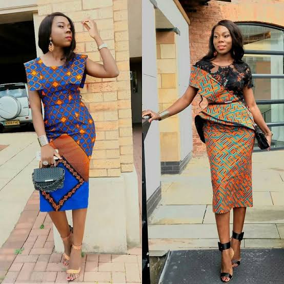 ankara straight dress styles for church